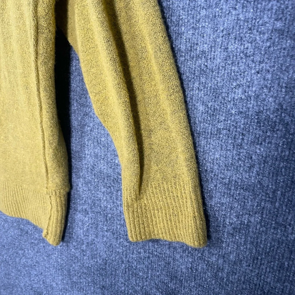 Free People Women’s Medium Mustard Eucalyptus Cardigan Oversized Boho Big Button